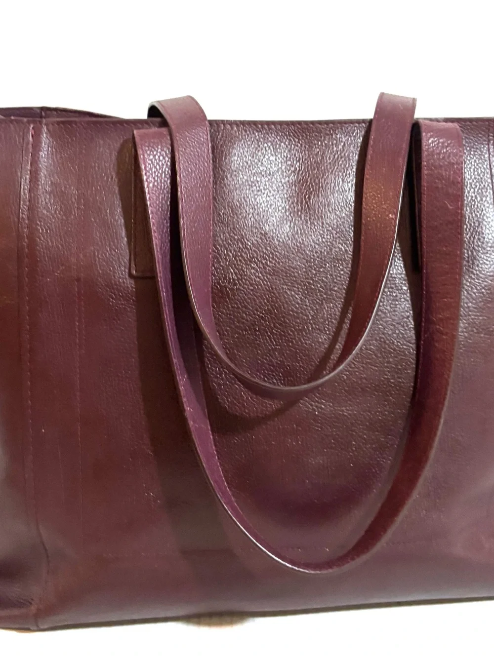 Cole Haan burgundy leather